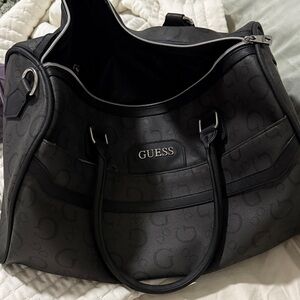 GUESS Charcoal Black duffel Bag